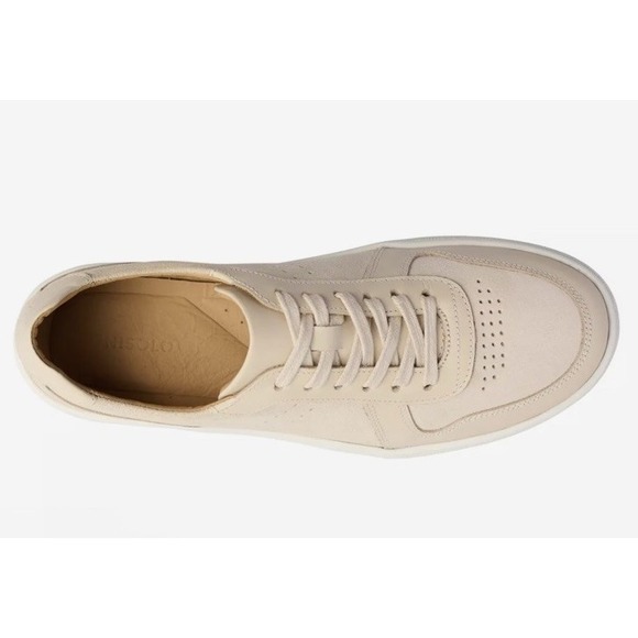 NISOLO Bria Go To Everyday Sneaker Bone‎ Leather Womens 11 New - Picture 3 of 6